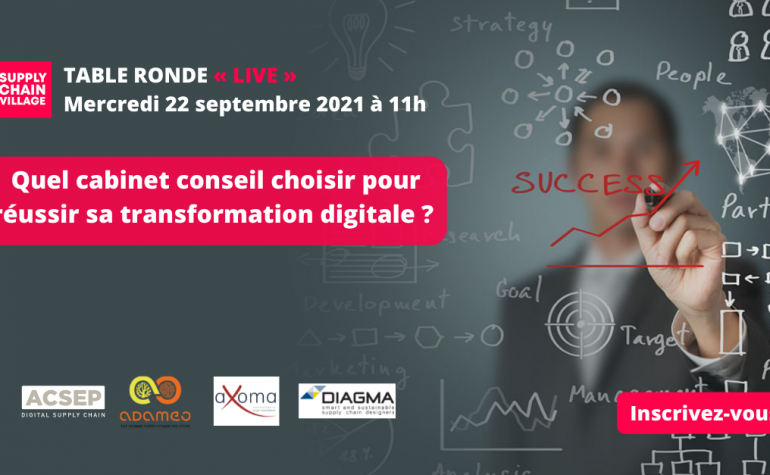 aXoam Consultants participe à la table ronde organisée par Supply Chain Village le 22 septembre de 11h00 à 12h00